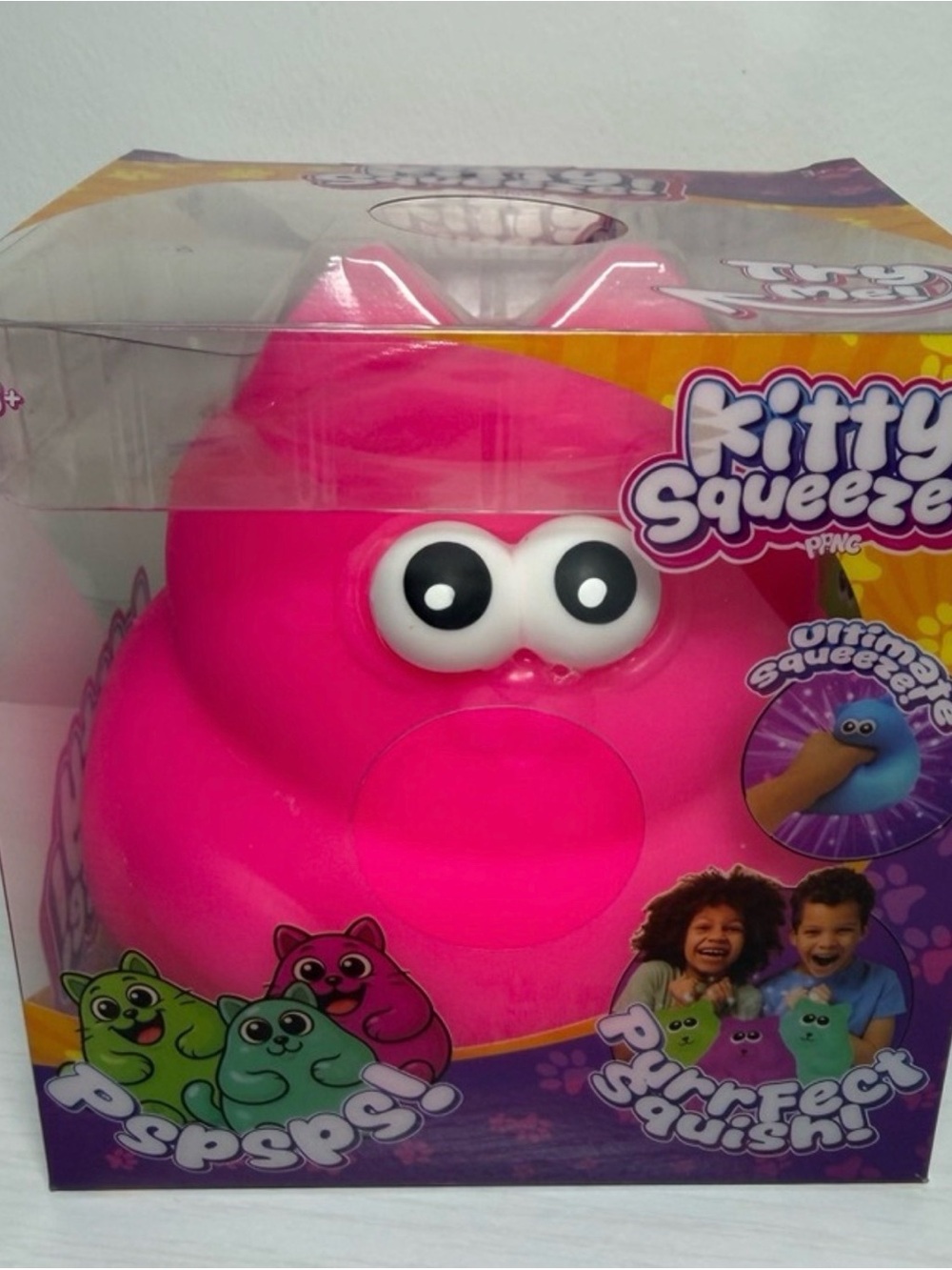 NWT Kitty Squeeze PPNC Pink